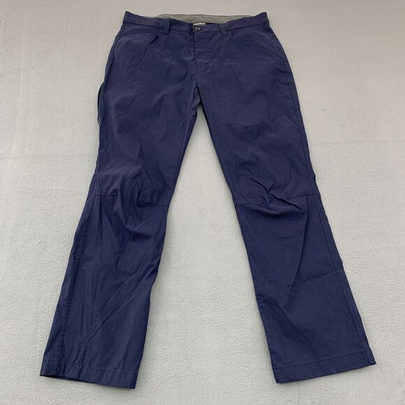 Eddie Bauer Tech Pants Men 34x29 Stretch Size Cargo Reinforce Knee Stretch Chino - Picture 1 of 16